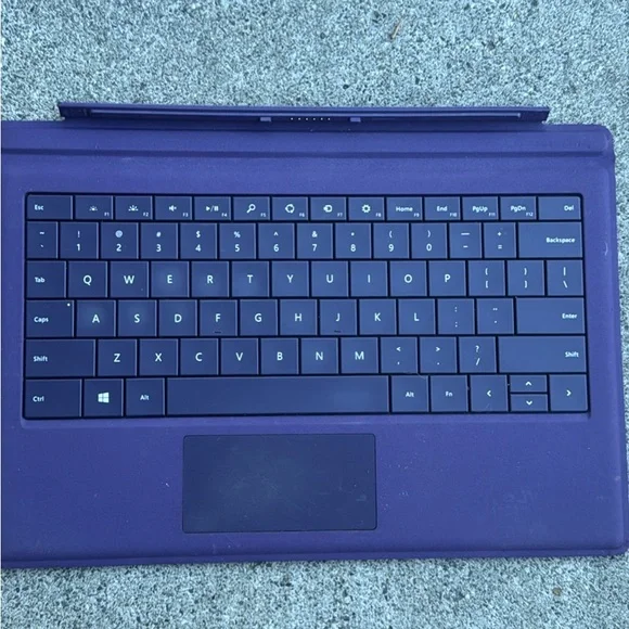 Two Microsoft surface Blue and Purple Keyboard - Picture 2 of 2